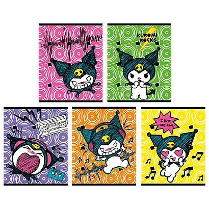 Тетрадь в клетку Centrum, Kuromi, 48 листов, в ассортименте - фото 1