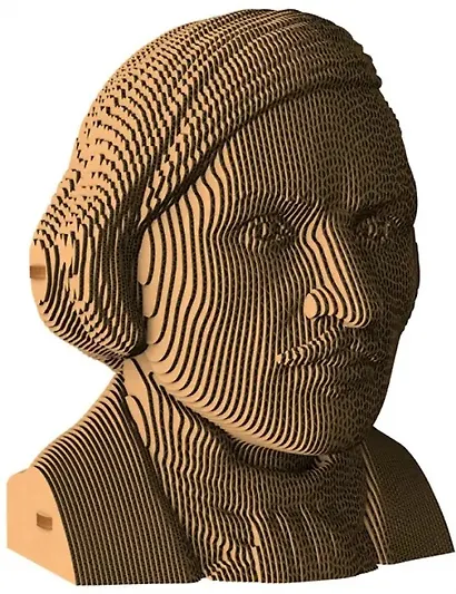 Декоративный бюст - 3D Конструктор из картона «Гоголь» - фото 3