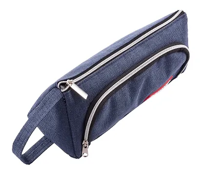 Пенал-косметичка "Private", 2 отделения, темно-синий, 21х8.5х8.5 см - фото 3