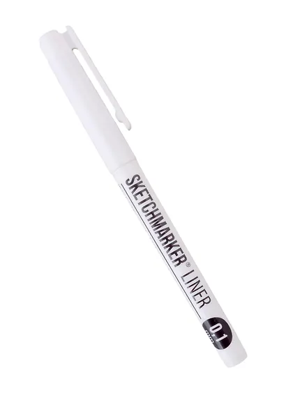Ручка капиллярная черная 0,1мм (линер), SKETCHMARKER - фото 1