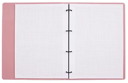 Тетрадь А4 120 листов, клетка, "Floreale. Cedar Rose" на кольцах - фото 3