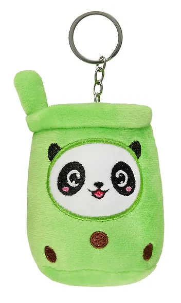 Брелок Панда Bubble tea (текстиль) (10см) в ассортименте - фото 7