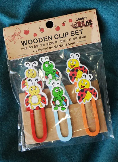 Закладки "Божьи коровки" деревянные (6 шт.) (002328) (Карамба) - фото 2