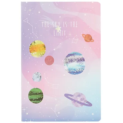 Тетрадь общая «The sky is the limit», 32 листа в клетку, А5, в ассортименте - Kairui - фото 1