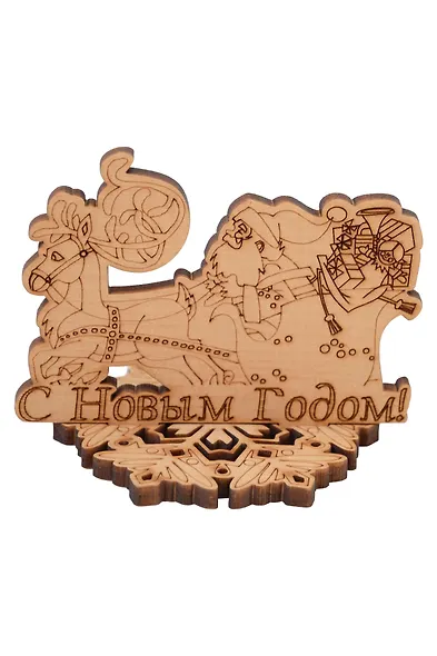 Настольный сувенир "Дед Мороз" LNGP2 - фото 1