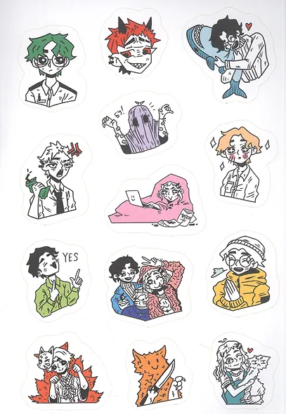 Наклейки. 50 стикеров аниме - фото 2