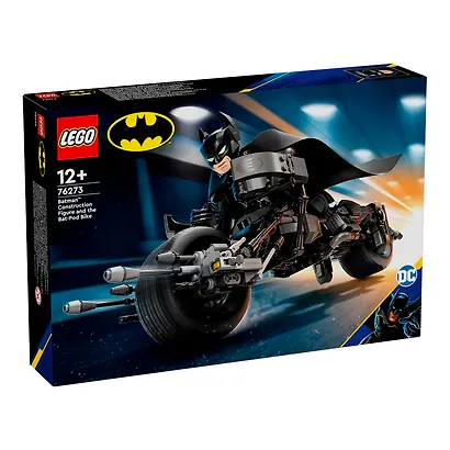 LEGO Batman: Сборная фигурка Бэтмен и Бэтцикл, 713 деталей (76273) - фото 2