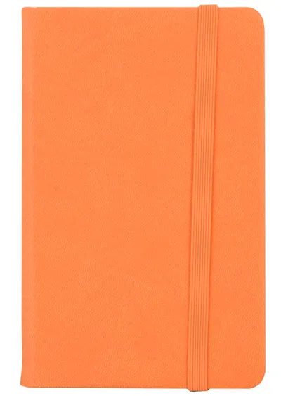 Записная книжка А6 96л лин. "Joy Book. Тициановый" иск.кожа, тонир.блок, скругл.углы, ляссе, резинка, карман на задн.форзаце - фото 3