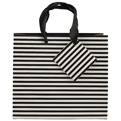 Подарочный пакет «Black stripes», А5 - фото 2