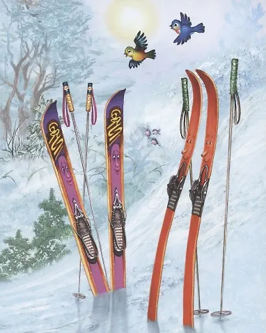 Добрые сказки о простых вещах. Правдивый рассказ о лыжах - фото 5