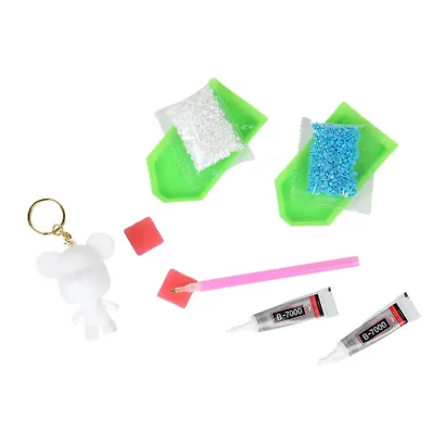 Фигурка-брелок алмазной мозаикой мишка МУЛЬТИ АРТ в кор.48шт - фото 3