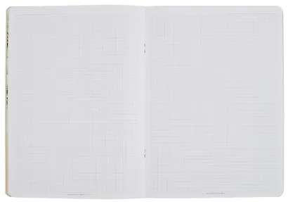 Тетрадь «Peony», А4, 40 листов в клетку, желтый, скрепка - фото 3