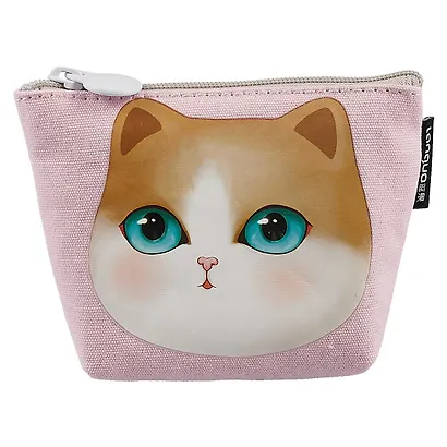 Кошелек на молнии Кошка Miaomi (ткань) (11х8) (LG-10878) - фото 1