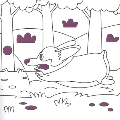 Милые щенки. Раскраска с глиттером - фото 3