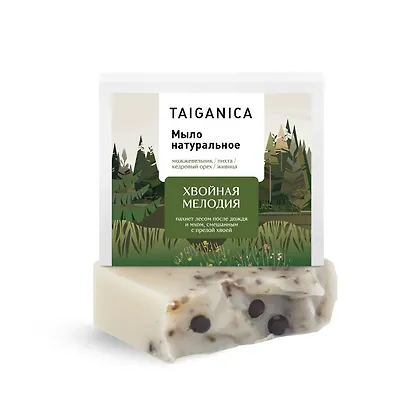 Мыло натуральное Хвойная мелодия (90г) (Т77978) - фото 1