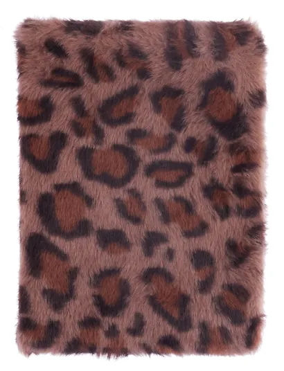 Книга для записей А5 80л лин. "Лео" с мехом, ассорти - фото 5