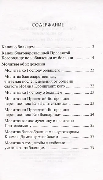 Канон о болящем. Канон Благодарственный по исцелении. Молитвы об исцелении - фото 2