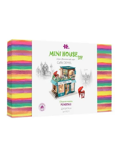 Сборная модель Румбокс "MiniHouse Серия: Известные кафе мира "Сaffe Demel" - фото 2