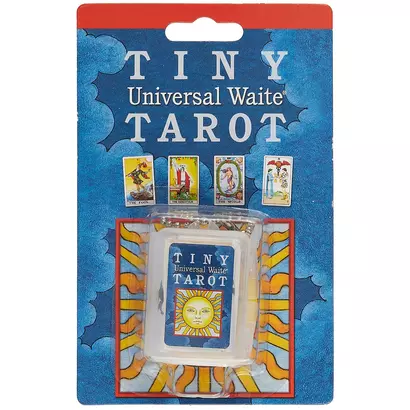 Таро Аввалон, Universal Waite Tarot Key Chain Универсальное Таро Уэйта брелок для ключей (карты+инструкция на англ - фото 1