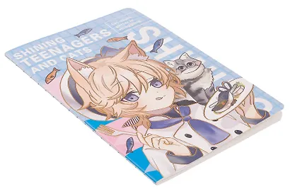 Тетрадь в клетку Be positive, "Мальчик с киской", 36 листов, в ассортименте - фото 2