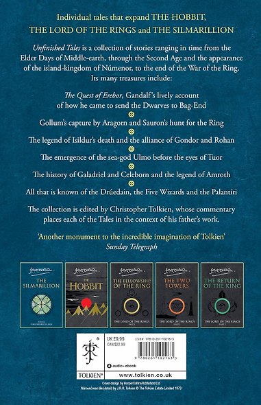 Unfinished Tales (Tolkien J.R.R.) Незаконченные повести (Д.Р.Р Толкин) /Книги на английском языке - фото 2
