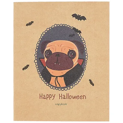 Тетрадь в клетку Listoff, "Приключение мопса", 48 листов, в ассортименте - фото 3