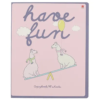 Тетрадь в клетку Альт, "Давай, лама, давай!", 48 листов, в ассортименте - фото 5