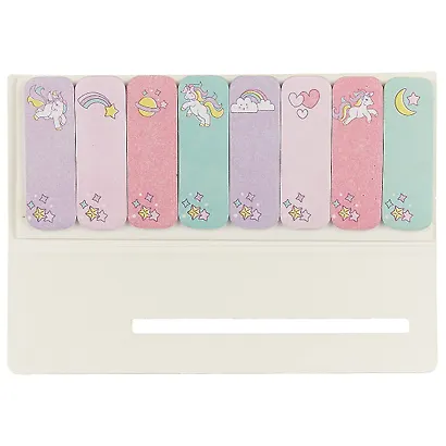 Набор самоклеящихся закладок «Rainbow unicorn» - фото 2