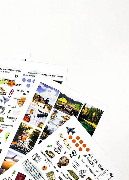 Набор стикеров Remarklee "Путешествия", 4 листа - фото 5