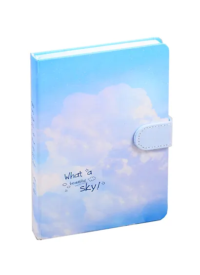 Блокнот с магнитной застежкой "Небо. Beautiful sky", 256 страниц, 13 х 19 см - фото 1