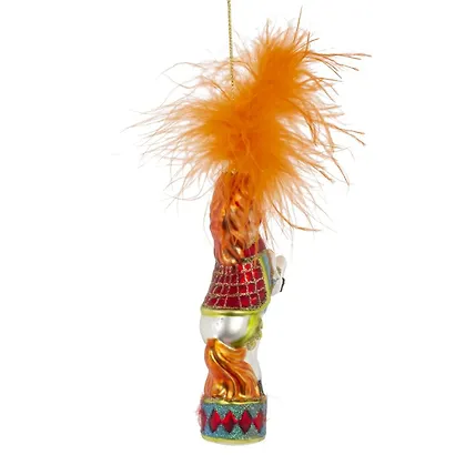 Украшение новогоднее Лошадка, 3 варианта (стекло) (6х3х14) - фото 7