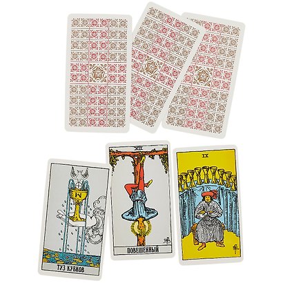 Классическое таро Уэйта.78 карт,+2 пуст.карты - фото 3