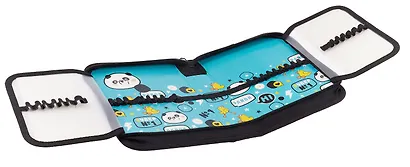 Пенал 1 отделение "Панда энерджи" 20*14, ткань/картон - фото 6