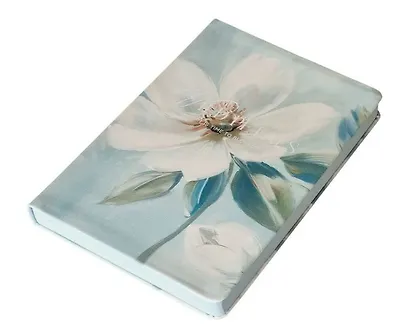 Ежедневник недатированный «Petals. Цветы» А5, 160 листов, экокожа, InFolio - фото 2
