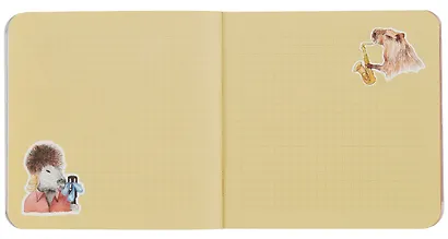 Записная книжка, 32 листа, клетка, 130*130, "Балдежные капибары (розовый)", в ассортименте - фото 11