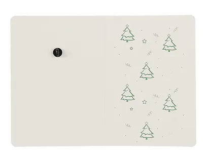 Открытка со значком Капибара Capy New Year (15х11) (конверт) (картон, металл) - фото 4