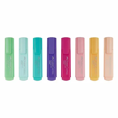 Текстовыделители «46 Pastel» 8 цветов 1-5 мм, Faber-Castell - фото 3