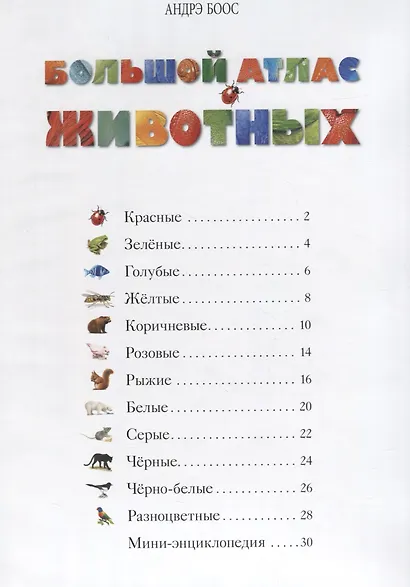 Большой атлас животных (илл. Боос) Потард - фото 8