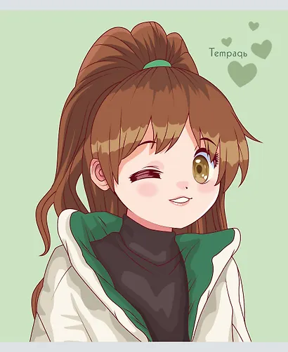 Тетрадь в клетку Listoff, "Подружки", 48 листов, в ассортименте - фото 2