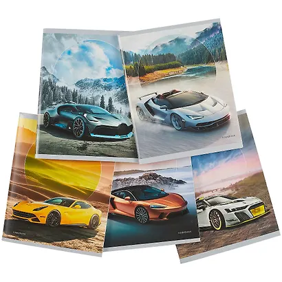 Тетрадь в клетку Listoff, Sports car, 80 листов, в ассортименте - фото 7