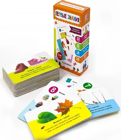 Умные карточки. Первые знания. 16 карт. - фото 3