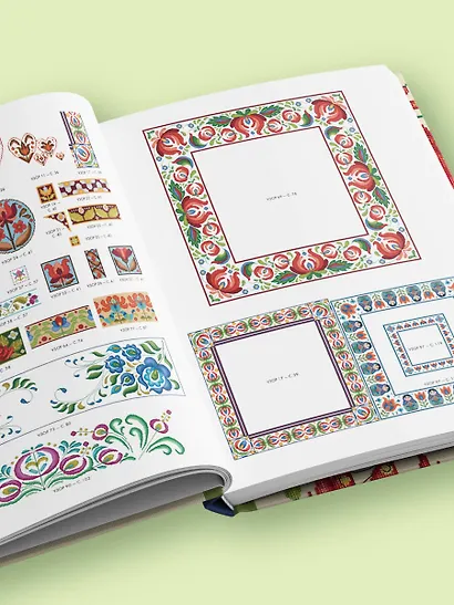 Вышивка крестиком в стиле фолк: 90+ цветных полноразмерных схем - фото 9