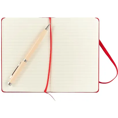 Записная книжка Moleskine Classic Pocket, линейка, красная, 96 листов, А6 - фото 3