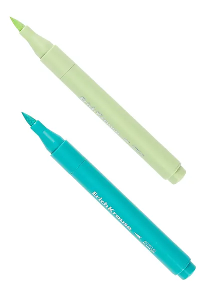 Маркеры акриловые 12цв "Art Spirit" кистевидные, водн.основа, пл.уп., ErichKrause - фото 3