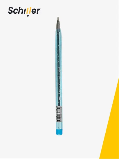 Ручка шариковая Schiller, Blue stars, синяя 0,5 мм - фото 2