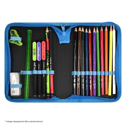 Пенал 1 отделение "Пухлые коты" 20*13,3*3,5 см - фото 5