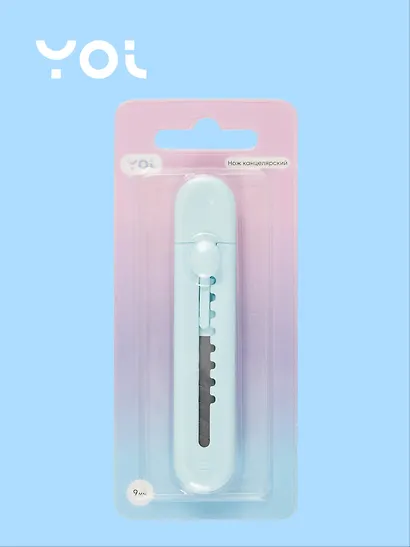 Нож канцелярский "Pastel colors", в ассортименте, Yoi - фото 4