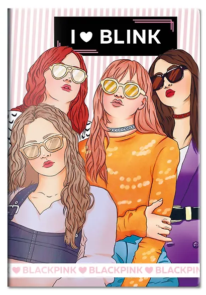 Обложка для паспорта I love BLACKPINK - фото 2