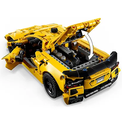 LEGO Technic: Шевроле Корвет Стингрей, 732 детали (42205) - фото 7