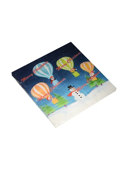 Салфетки (20шт/уп) Рождество в гостях у Снеговика (НГ) (11-01662-L23) - фото 1